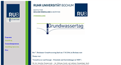 Desktop Screenshot of grundwassertag.de