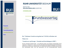 Tablet Screenshot of grundwassertag.de